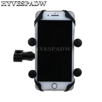 motorbike handlebar clip stand mount cell phone holder bracket universal motor rear view mirror phone gps holder