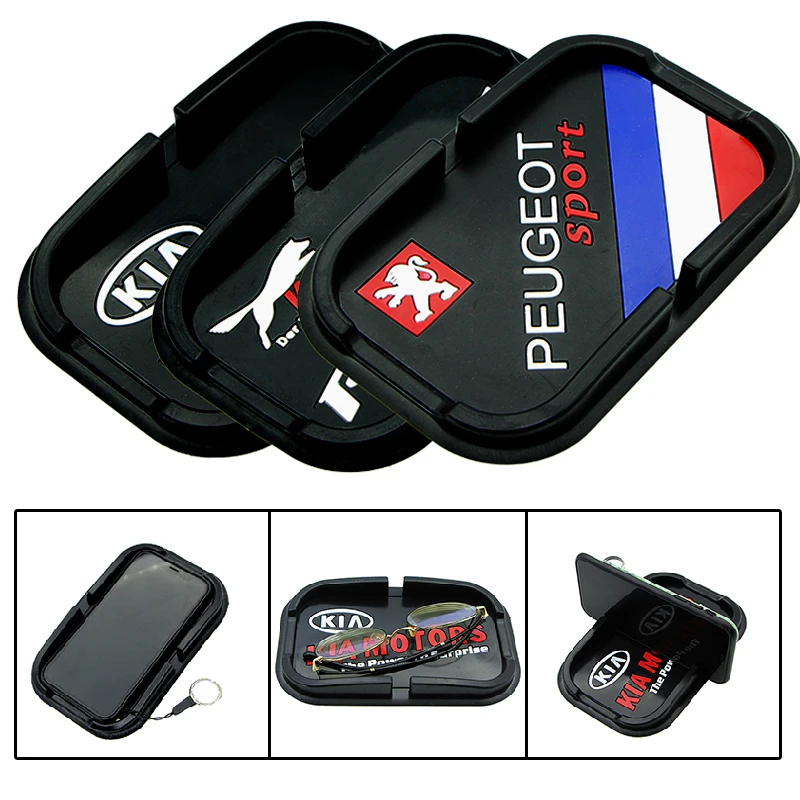 Приборная панель автомобиля Нескользящая ручка Pad Телефон GPS держатель коврик