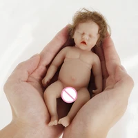 reborn baby doll 6 inches lifelike newborn baby full body silicone doll mini bebe doll sleeping doll gift kids anti stress toys