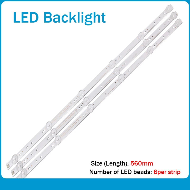 15pcs/lot LED backlight strip for SVJ320AG2 32D2000 SVJ320AK3 SVJ320AL1 LB-M320X13-E1-A-G1-SE2 SVJ320AL6 LB-C320X14-E12-L-G2-SE3 enlarge