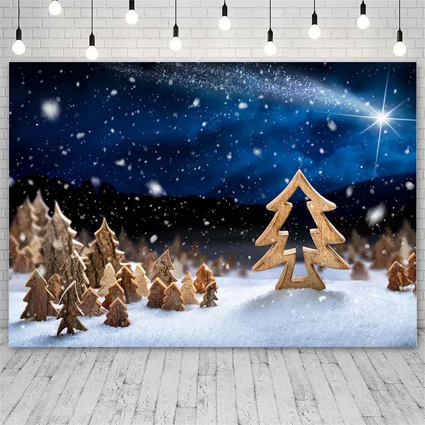 

Фоны Avezano Рождественская елка боке Снежинка ночь фотография Фон Фотостудия фотозона фотосессия Декор реквизит