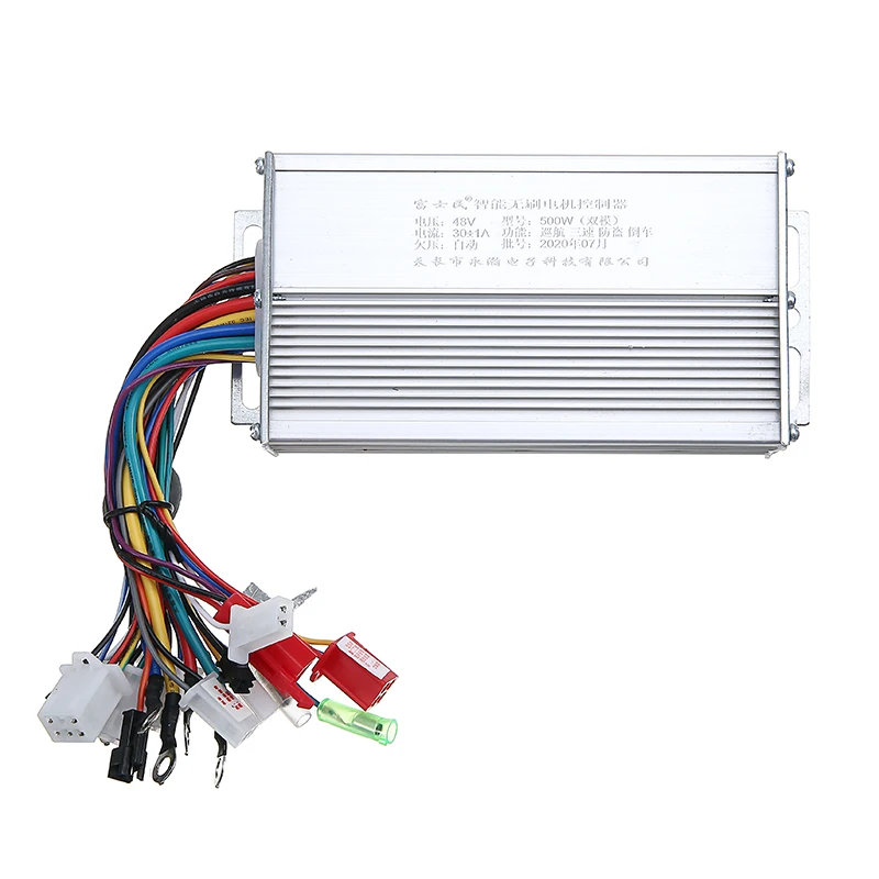 Контроллер постоянного тока без щетки 48V 500W Бесщеточный контроллер скорости