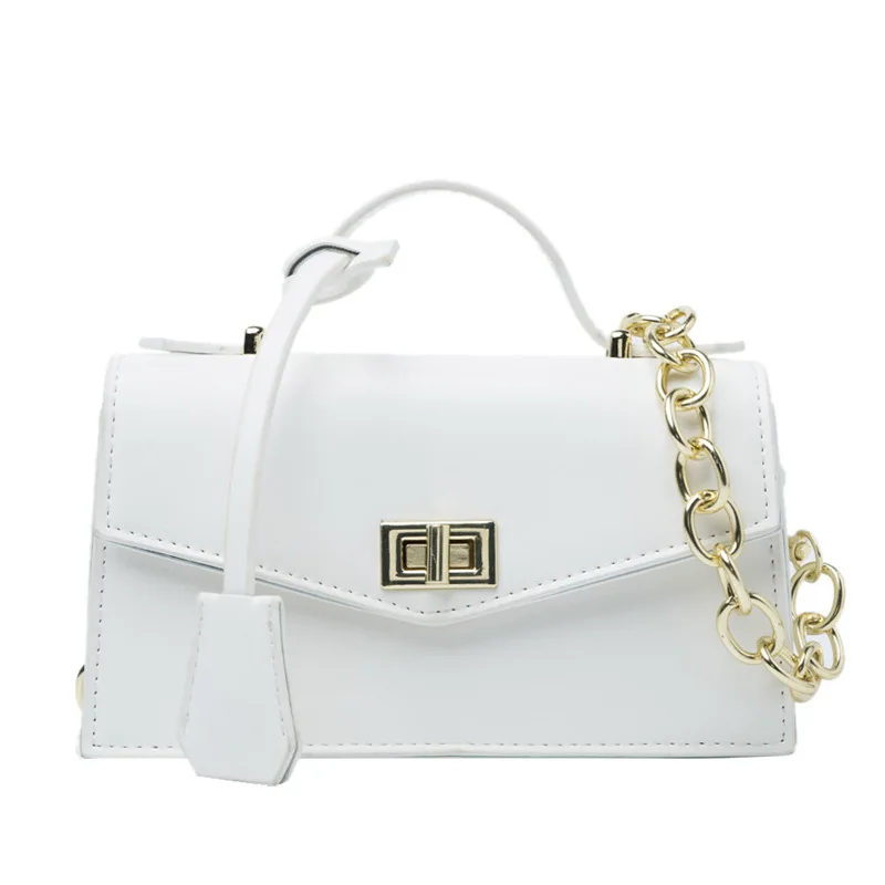 

Chain Handbag Women's Bag 2021 Net Red New Fashion One-shoulder Messenger Bag Foreign Style Portable Chain Small Square Bag