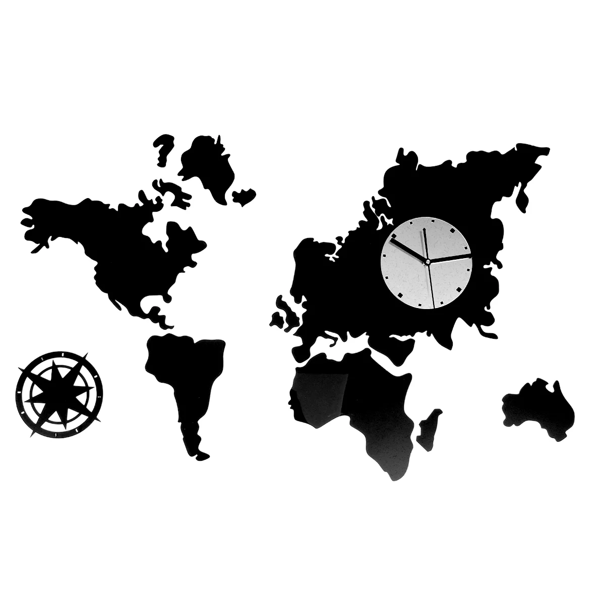 

Домашние часы декор карта мира настенные часы Наклейка таймер уникальные липкие часы
