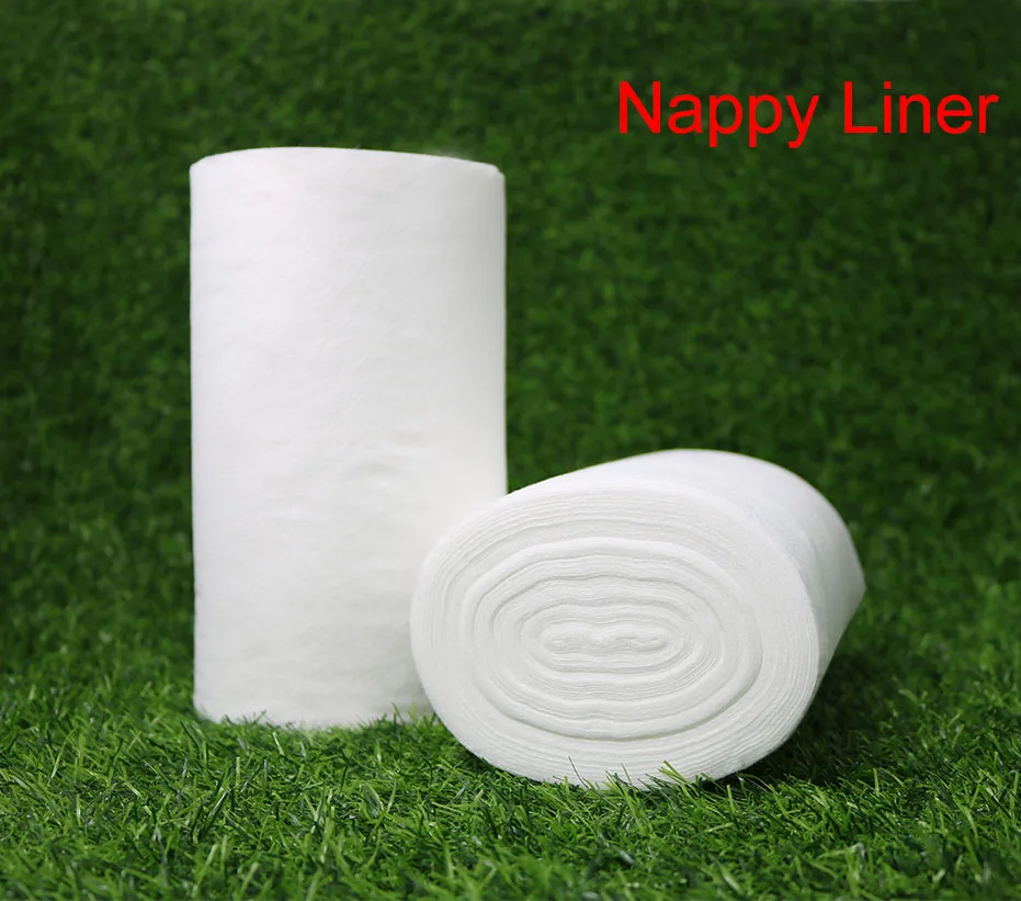 New Arrival ! 20 Rolls of Biodegradable Flushable Viscose Cloth diaper Nappy Inserts Liners 100 sheets per Roll 19*28cm