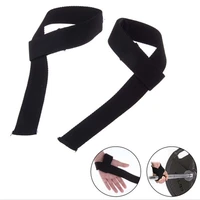 2pcs weight lifting training gloves wrap gym straps hand bar wrist support great fitness body building weightlifting belt