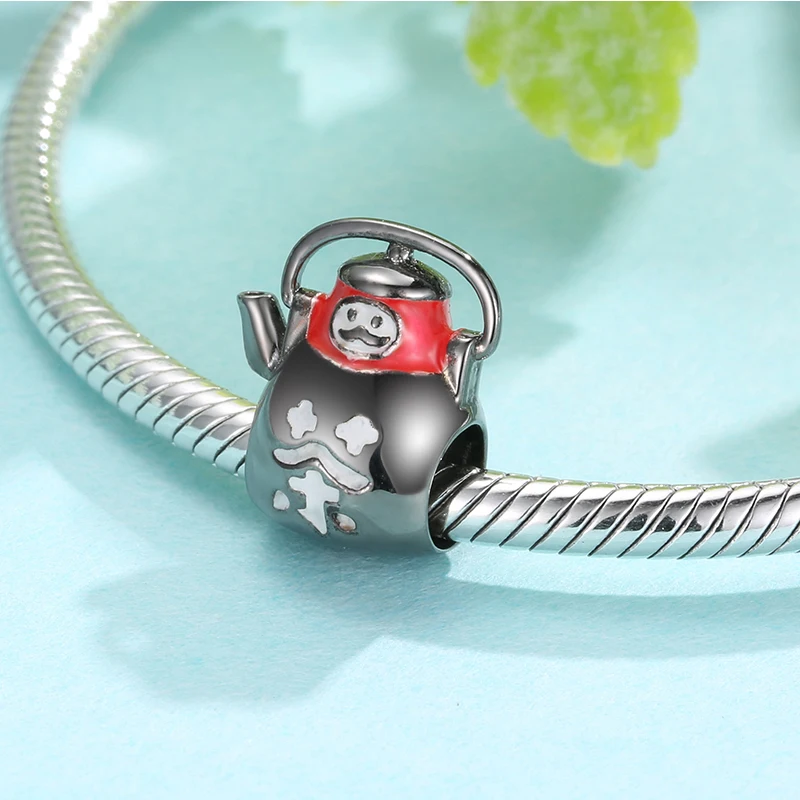 Высокое качество Осьминог суши с лососем 925 стерлингового серебра металлические