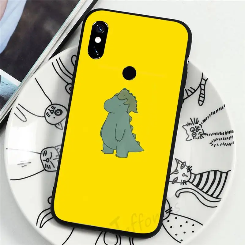 

Little dinosaur cute animal Phone Cases For Xiaomi Redmi note 7 8 9 t k30 max3 9 s 10 pro lite