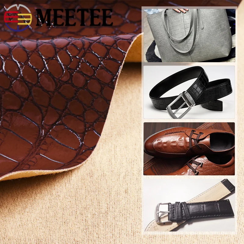 Meetee 95x0 8 см толщина мм ПВХ яркая синтетическая кожа ткань искусственная DIY сумки