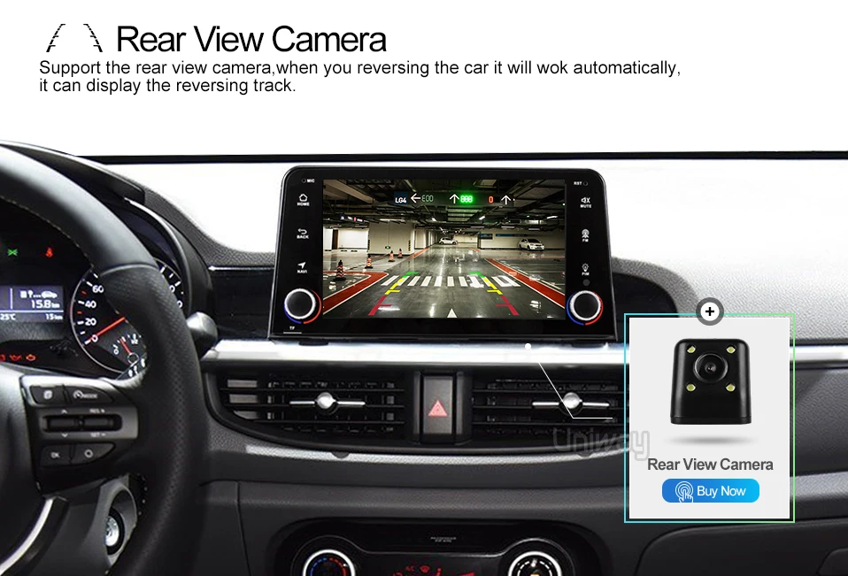 Uniway android 9,0 2G+ 3 2G dvd-плеер автомобиля forKia Picanto gps навигация автомобильный мультимедийный плеер Видео Радио плеер
