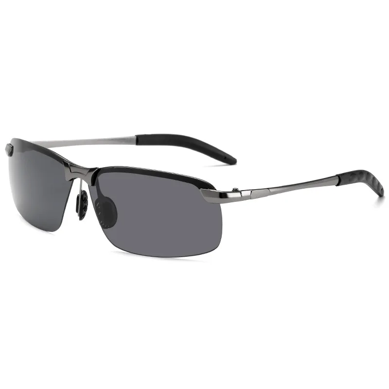 C2Polarized Фотохромные солнцезащитные очки мужские Поляризованные Хамелеон обесцвечивание солнцезащитные очки для мужчин черные без оправы Квадратные Солнцезащитные очки для женщин - Цвет линз: C2Polarized