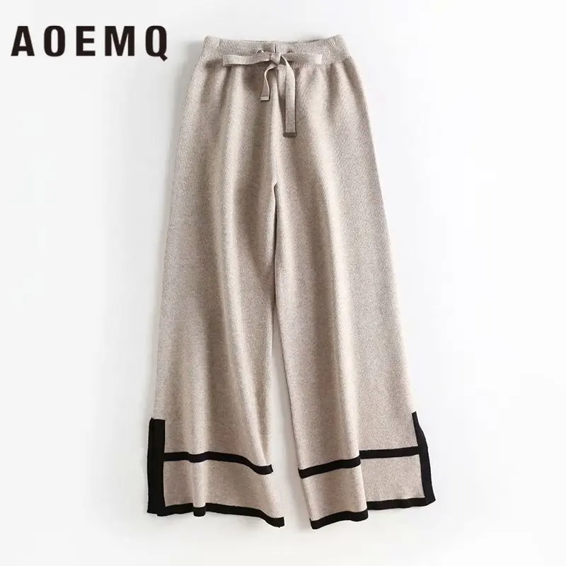 AOEMQ/модные летние/осенние брюки карго с перекрестными ремешками в стиле панк