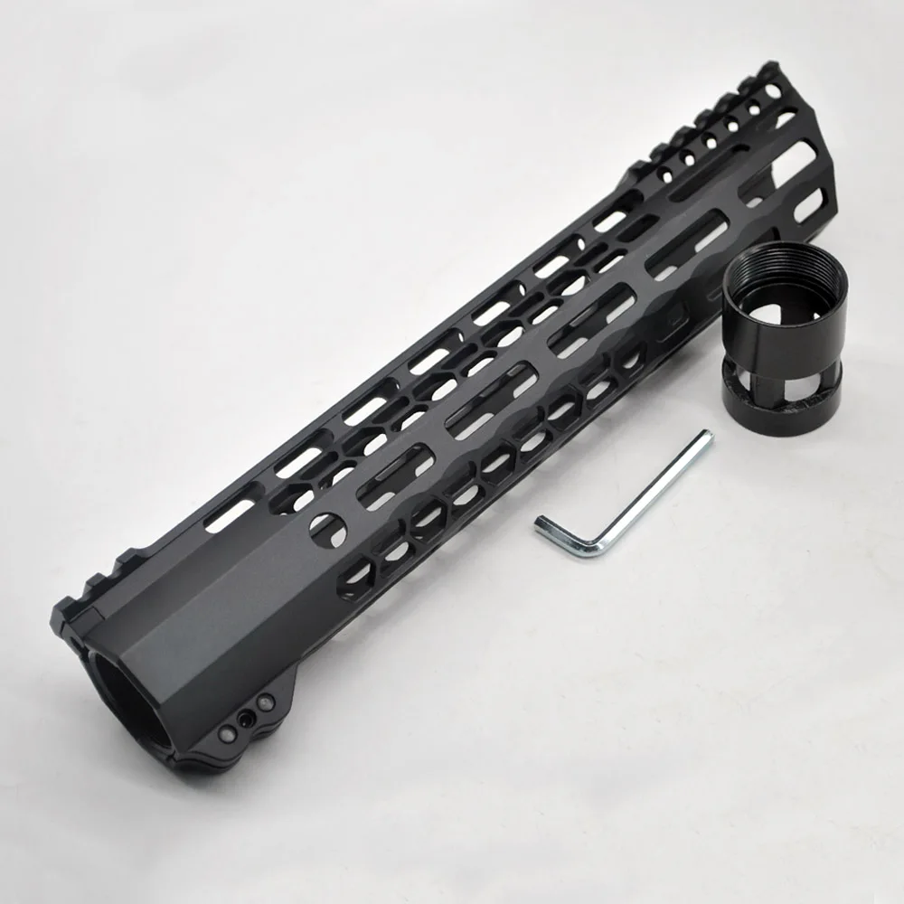 

Aplus 11'' inch Length Ultralight Slant Cut Design M-lok Handguard Rail Clamping Picatinny Mount System_Black Anodized