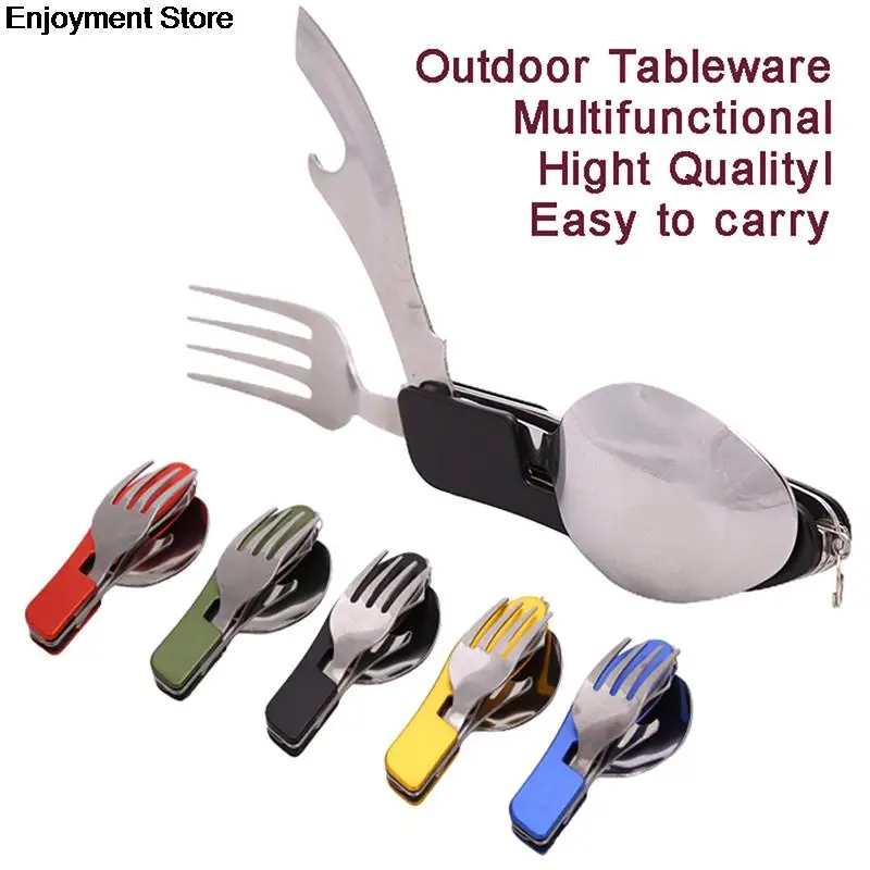 Мультитул на открытом воздухе Кемпинг Спортивная дорожная посуда Складные