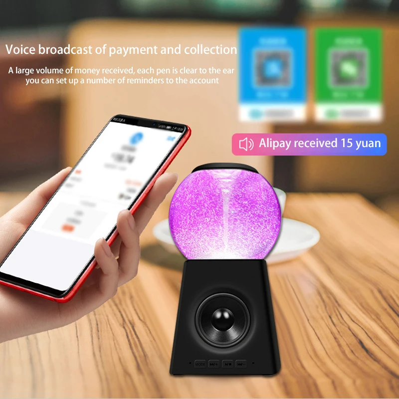 Мини водяной динамик s цветной светодиодный bluetooth-динамик подарок водный танец аудио сабвуфер для телефона компьютера TF карты AUX-line для iPad