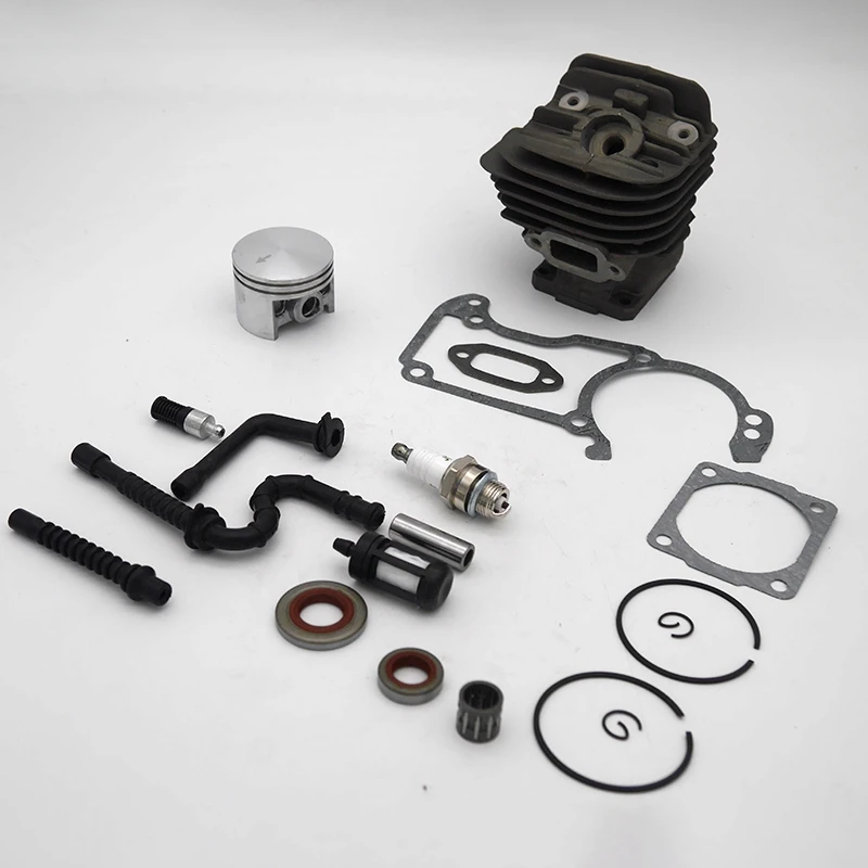 

Cylinder with Piston Kit Gasket Oil Seal Spark Plug Fuel Line Oil Line for Stihl MS260 026 Chainsaw 44mm