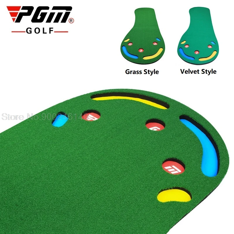 Satılık PGM Golf Yeşil Ev Golf Vuruş Paspaslar Golf Koyarak Halı Mat Kalın Pürüzsüz Uygulama Battaniye Kapalı Ev Ofis 300Cm * 90Cm