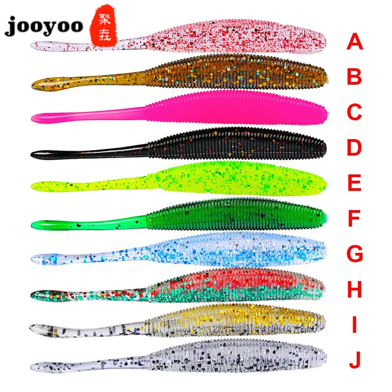 

Super Continent Fishing Soft Worm Lures 95mm 125mm Ice Fishing Bait Sinking Lure Pesca Cheap Fishing Tackle Bass Fishing