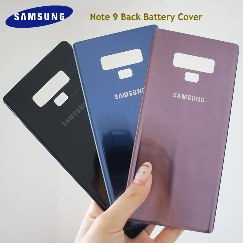 SAMSUNG Note 9 задняя крышка батарейного отсека сзади 3D стекло Корпус чехол для Samsung Galaxy