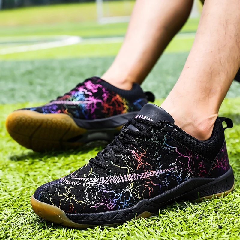 Badminton Shoes Men Professional Training Sport Shoes Breathable Light Sneakers Men Athletic Shoe Anti-Slippery Tennis Sneakers