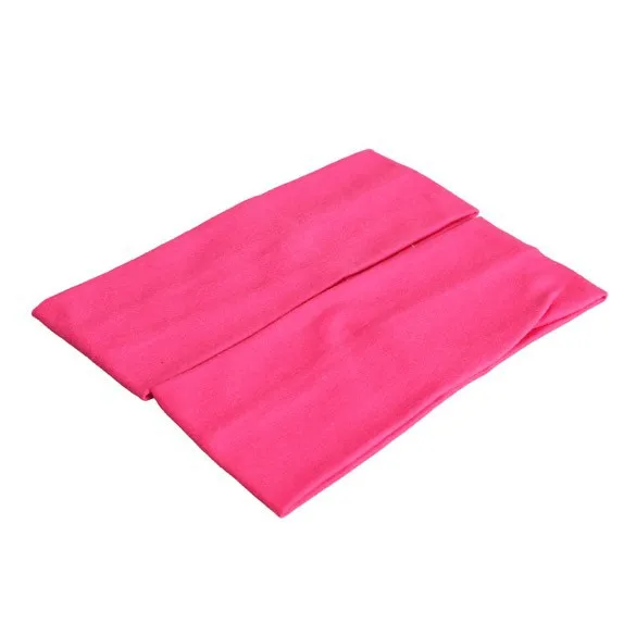 

Fashion Women Elastic Stretch Wide Hairband Yoga Headband Running Head Wrap Women Men Yoga Sports Wide Headband