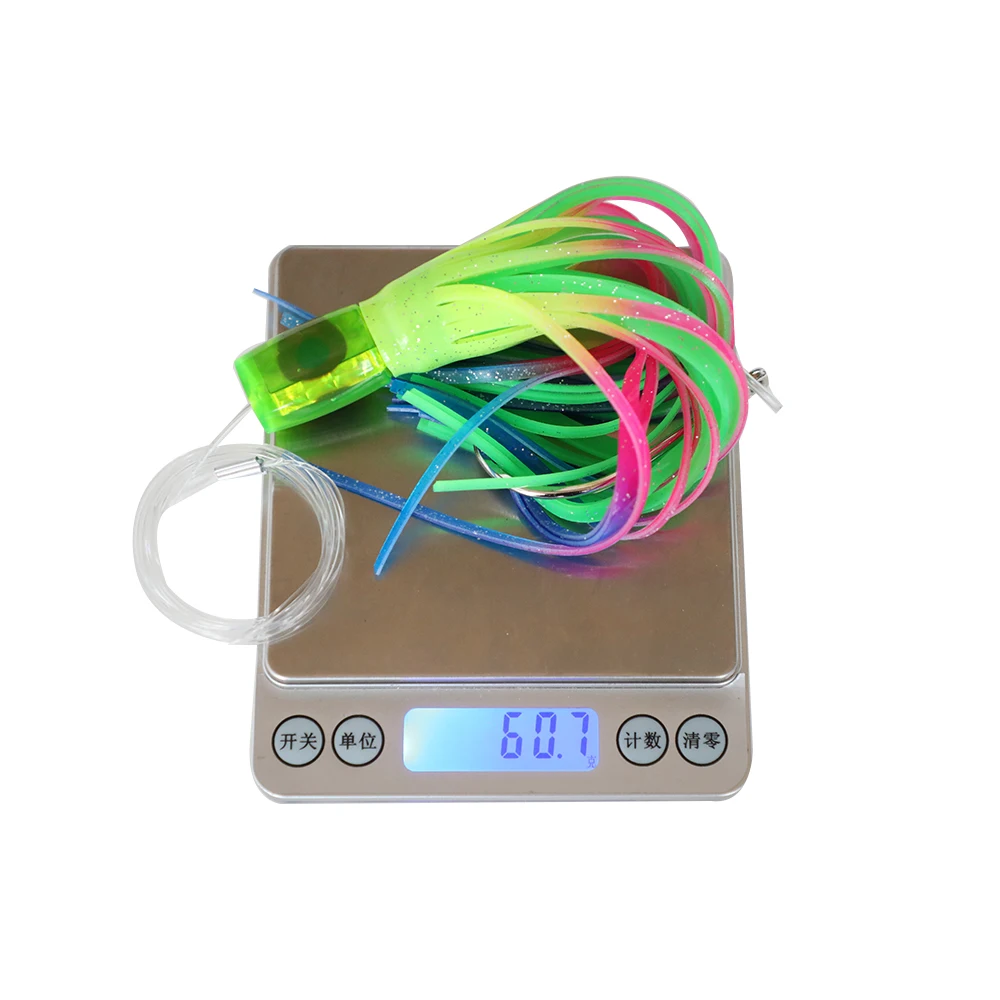 5 шт. приманка с зазубринами на марлина сетчатой сумкой тунец рыба большая игра