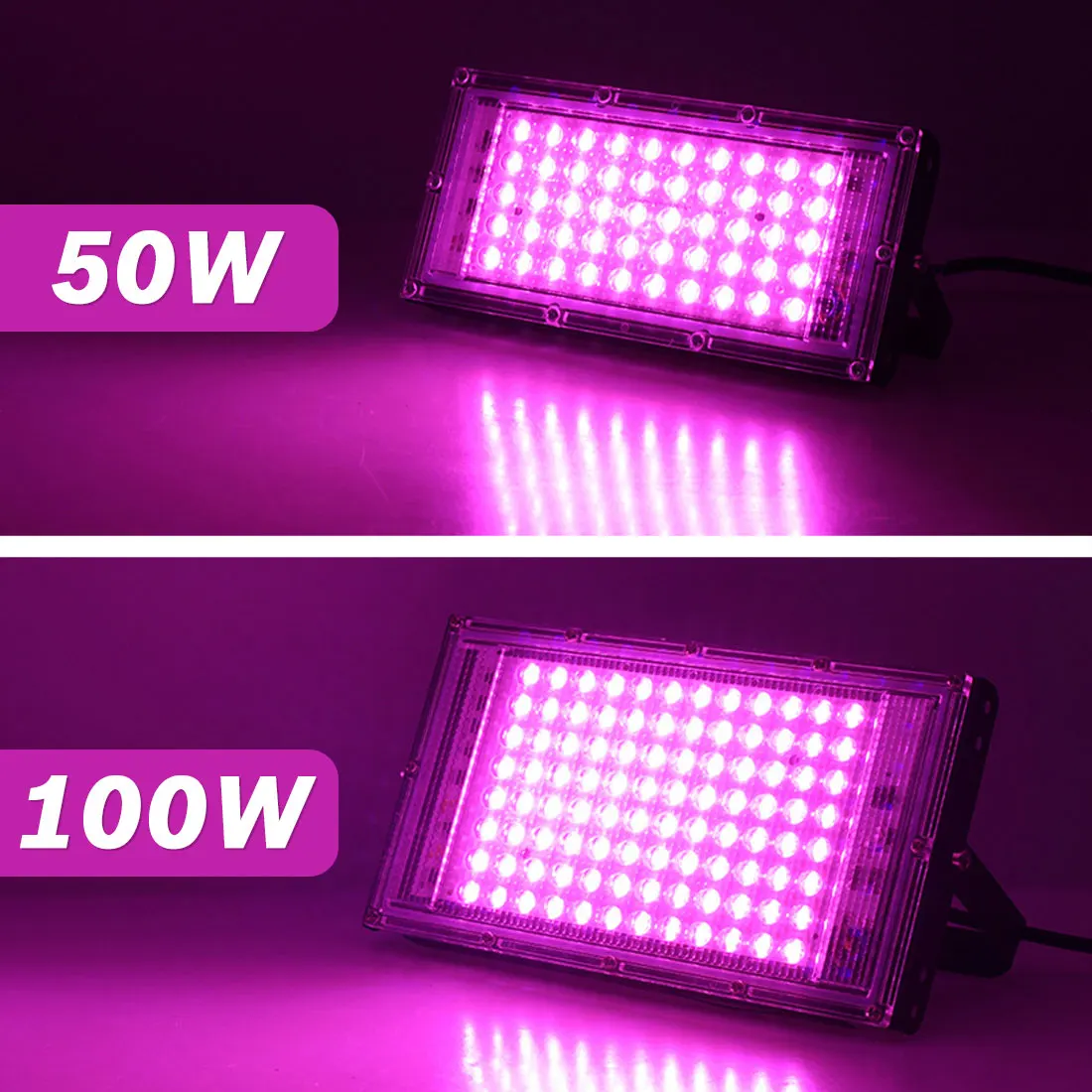 

LED Grow Light Phyto Lamp For Plants Tent 50W AC 220V Flower Seeding Full Spectrum Lamp Indoor Outdoor Floodlight Grow Box
