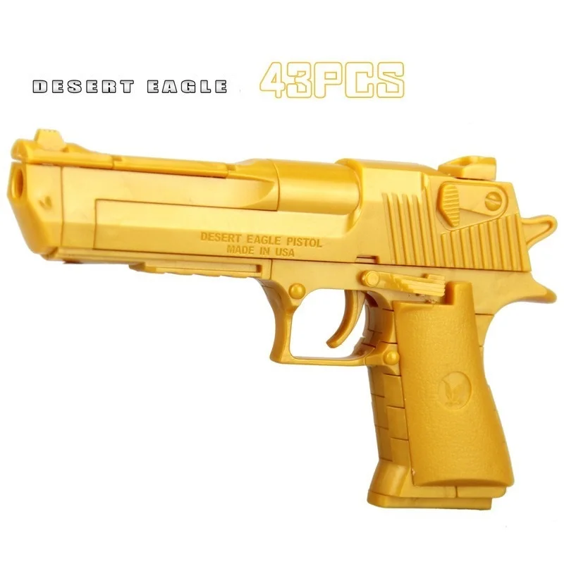 Детский конструктор Desert Eagle игрушечный пистолет серия оружия | Игрушки и хобби
