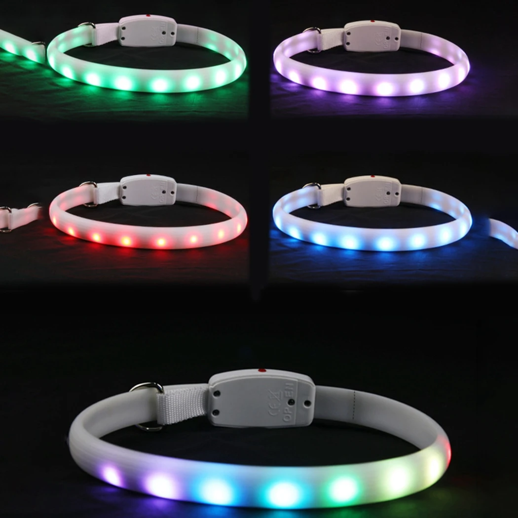 Ошейник для собак Legendog светодиодный с USB-зарядкой защита от потери безопасность