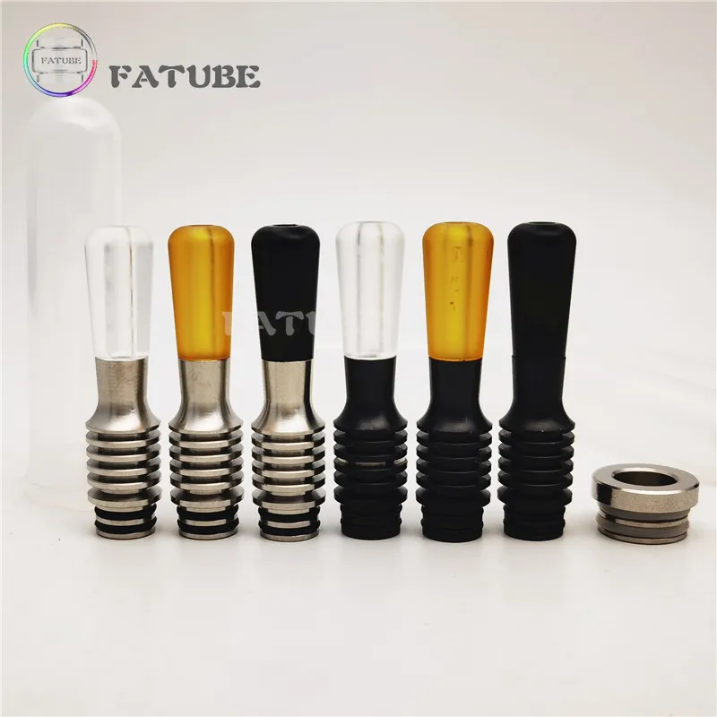 FATUBE 34 мм Длинный SS316 PEI POM MTL 510 капельный Наконечник 3 Диафрагма термостойкость