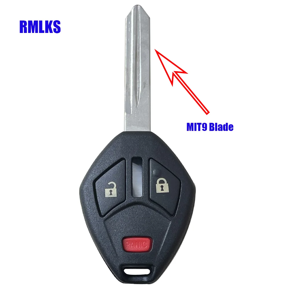 Пульт дистанционного управления без ключа сменный корпус Fob 3 4 Кнопка для Mitsubishi