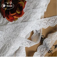 off white width 2 5cm handmade diy accessories cotton embroidered lace trim little rose rs264