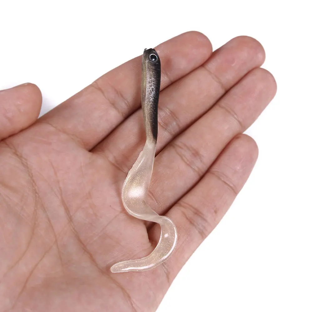 Мягкая силиконовая рыболовная приманка HENGJIA 6 шт. воблеры в виде гольяна для