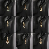 new high end brands golden earrings colored various patterns sets earrings fashion jewelry for women nobility jewelry