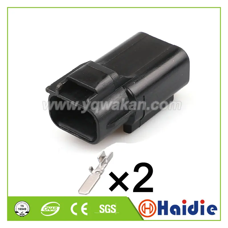 Бесплатная доставка 2 комплекта 2-контактный Автомобильный Кабель жгут проводов