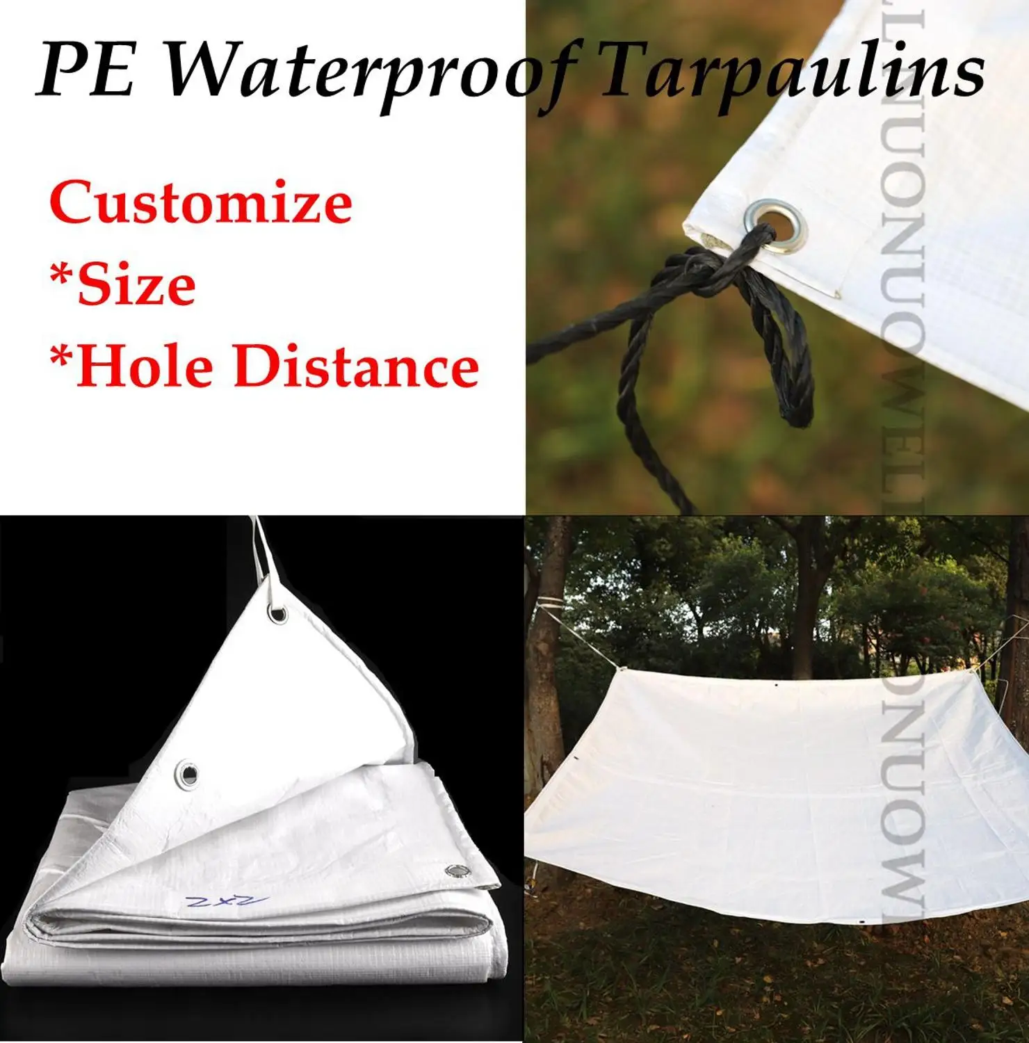 

Белый непромокаемый брезент размером 0,32 мм, двухсторонний Водонепроницаемый чехол для грузовика, утолщенный чехол для балкона, Солнцезащи...