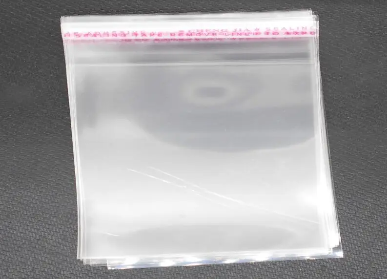 Самоклеящиеся прозрачные пакеты из полипропилена 9 х6 см 200 шт.|plastic food packaging bag|plastic