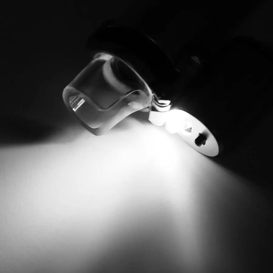 100X Mini microscope LED Magnifier Microscope Jewelers Loupe Magnifying Glass+Pouch usb | Инструменты