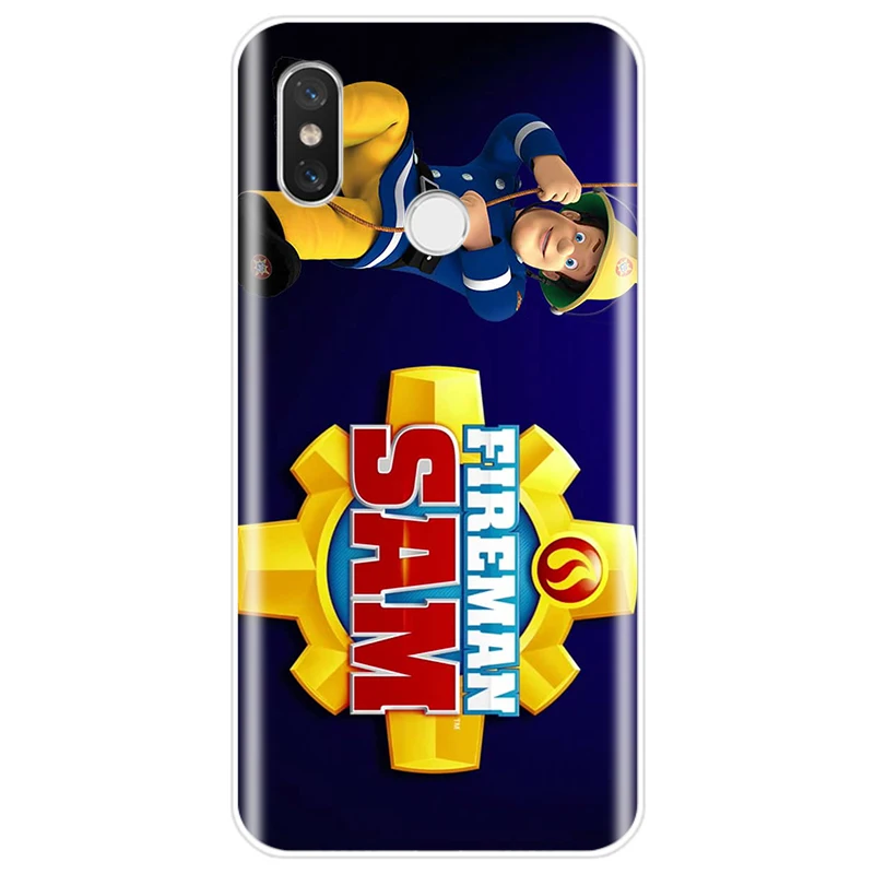 Fireman Sam Children Art Cover Soft Silicone TPU Phone Case For xiaomi 4 5 5S PLUS 5C 6 6X 8 8SE 8lite 9 9SE MAX 2 3 | Мобильные
