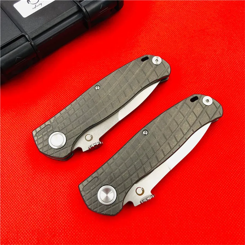 Тактический складной нож клинок из Титания M390 с подшипником KVT для повседневного