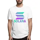 Забавная Мужская футболка Solana SOL HODL с криптовалютой тематикой, футболка с коротким рукавом и круглым воротником, хлопковая одежда 4XL