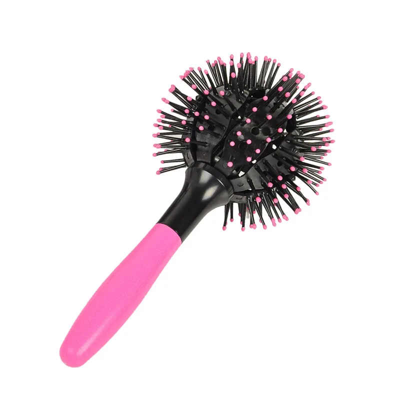 

Japan 3D Bomb Curl Hair Brush Ball Styling Spherical Massage Comb Detangling Heat Resistant Hair Comb BFC996