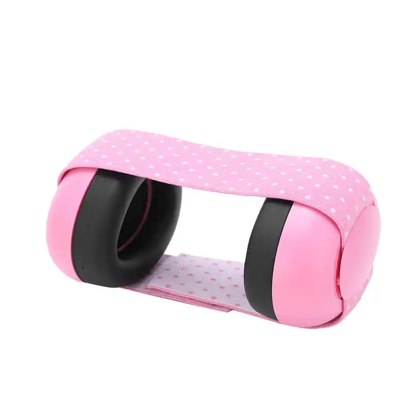 Защита ушей для детей защита звукоизоляция шумоподавление наушники розовые с