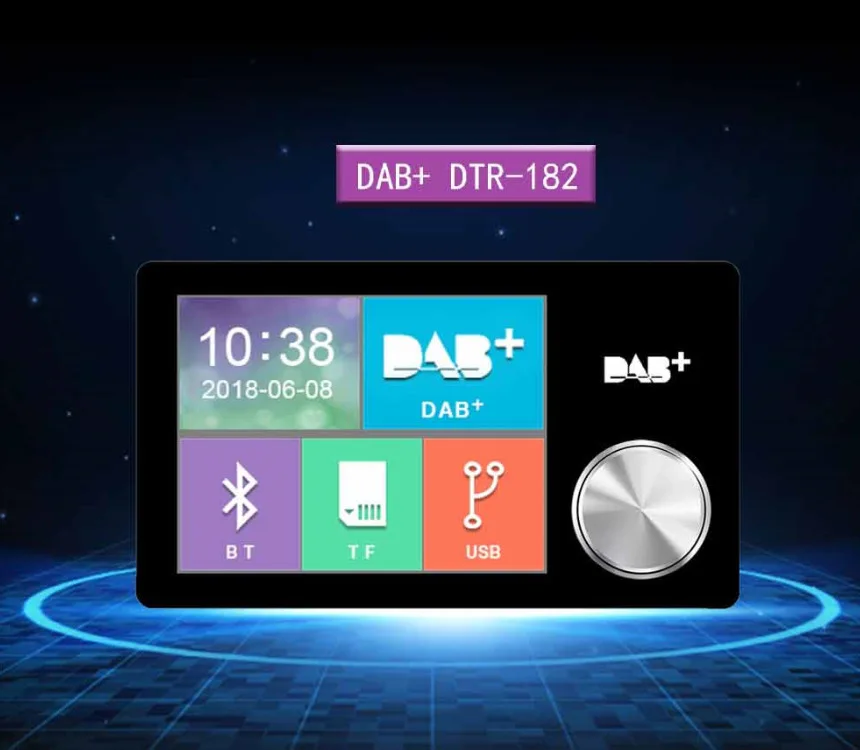 Цифровой автомобильный радиоприемник DAB с ЖК-дисплеем 2 8 дюйма | Автомобили и