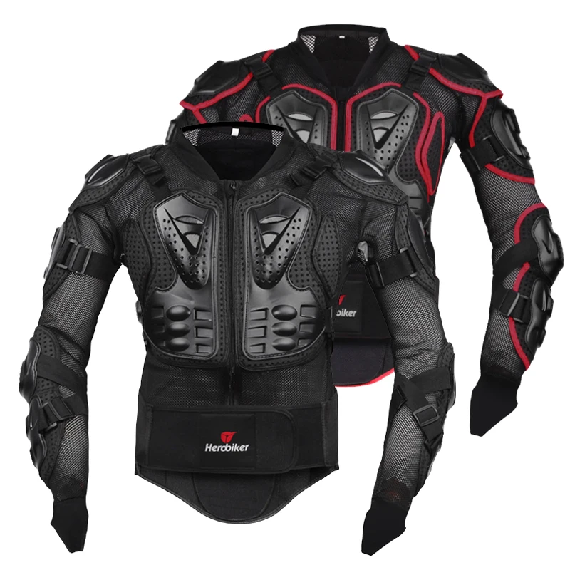 Мужская мотоциклетная куртка HEROBIKER полный корпус защита для мотокросса езды на