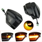 2 шт. для Ford S-Max 07-14 Kuga C394 08-12 C-Max 11-19 светодиодный динамический светильник Тель поворота боковое зеркало последовательный мигающий индикатор