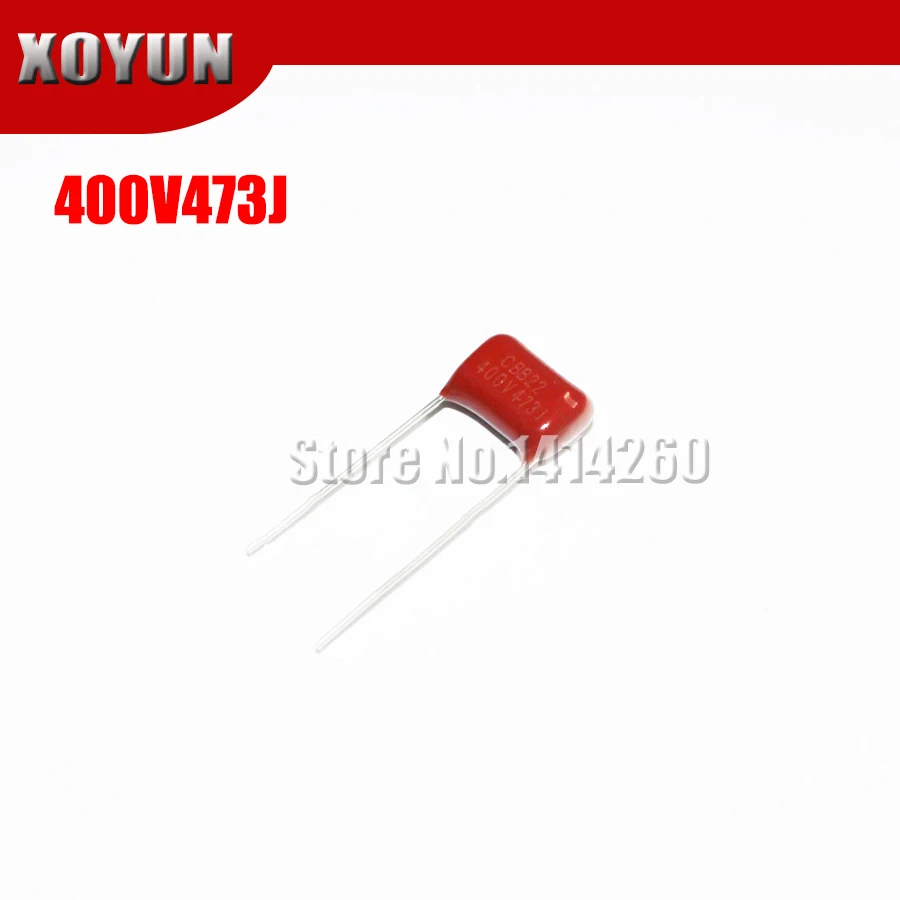 10 шт. CBB22 400V473J 0 047 мкФ 47NF шаг мм 400 В 473J CBB полипропиленовый пленочный