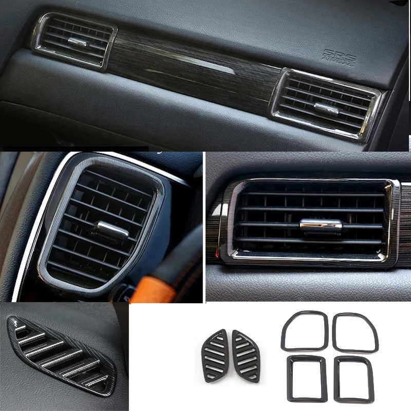 

Подходит для Mitsubishi Outlander 2013 2016 2017-2020, декоративная наклейка на переднюю панель приборной панели, кондиционера, выходное отверстие кондицион...