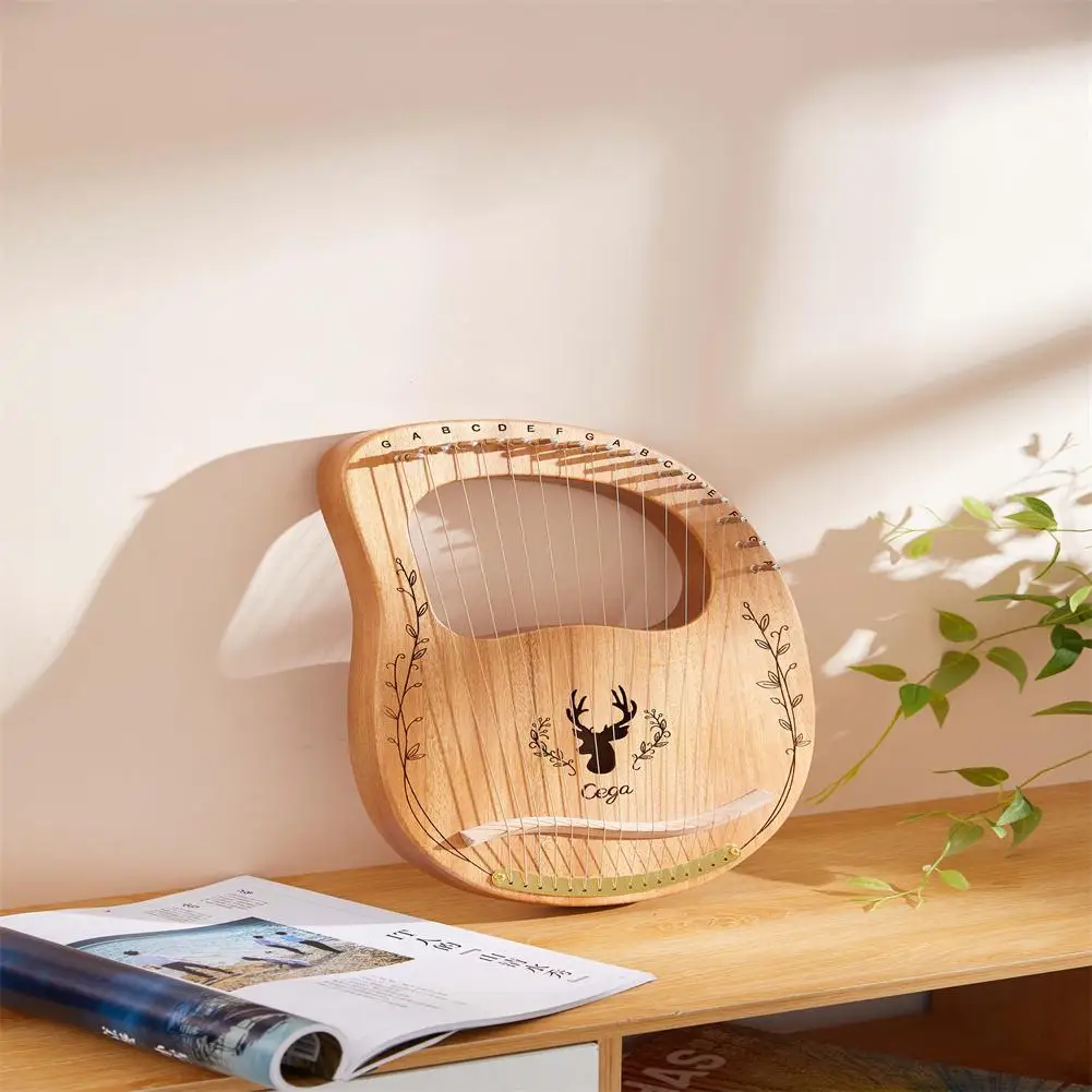 1 комплект Лира Арфы Musica16 tone из красного дерева оленей дерево Цвет Портативный