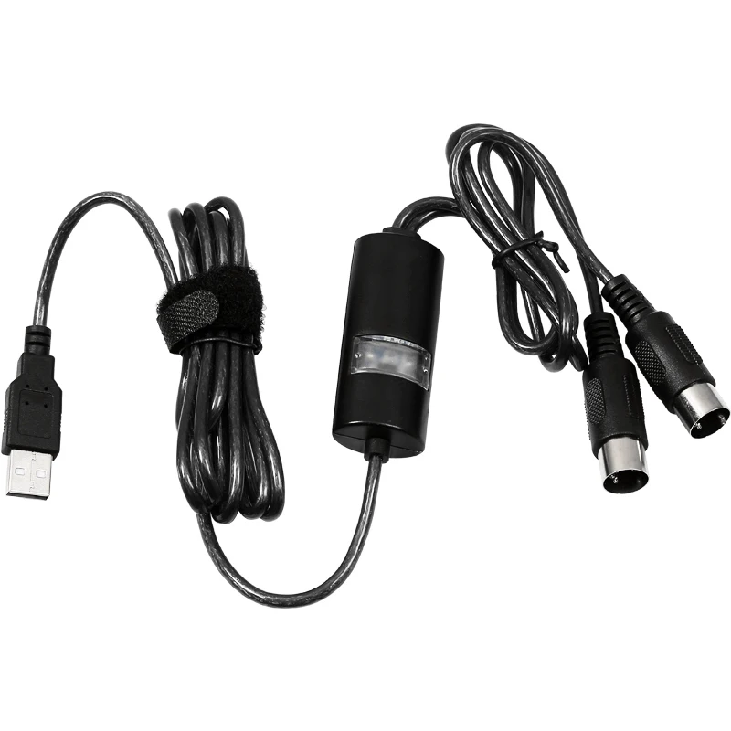 Электрический барабан для пианино с USB на 2 миди интерфейса переходник кабелем ПК